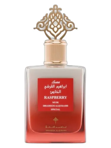 Frasco del perfume Ibraheem AlQurashi Raspberry Musk Ibraheem Al Qurashi