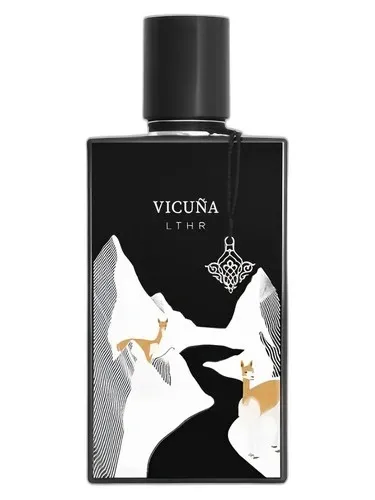 Frasco del perfume Ibrahim Al Qurashi Vicuña LTHR Ibraheem Al Qurashi