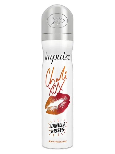 Frasco del perfume Impulse Charli XCX Vanilla Kisses