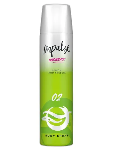 Frasco del perfume Impulse Throwback O2