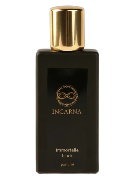 Frasco del perfume Incarna parfums Immortelle black unisex Eau de Parfum