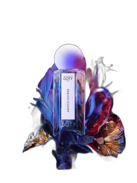 Frasco del perfume Infiniment Coty Paris Aristo Chypre unisex Eau de Parfum