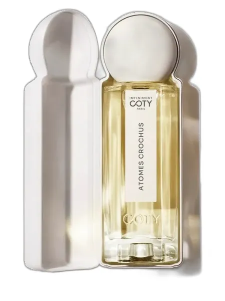 Frasco del perfume Infiniment Coty Paris Atomes Crochus unisex Eau de Parfum