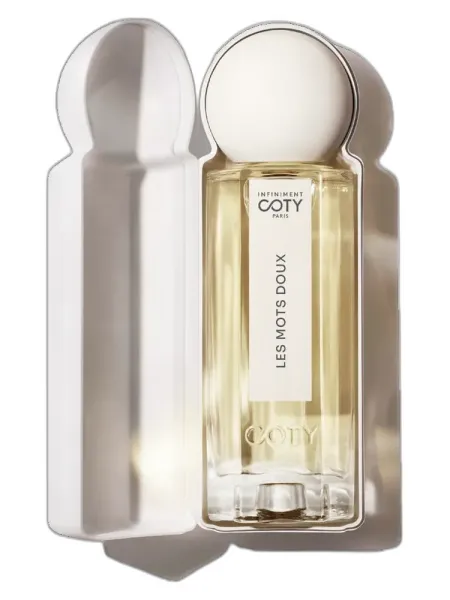 Frasco del perfume Infiniment Coty Paris Les Mots Doux unisex Eau de Parfum