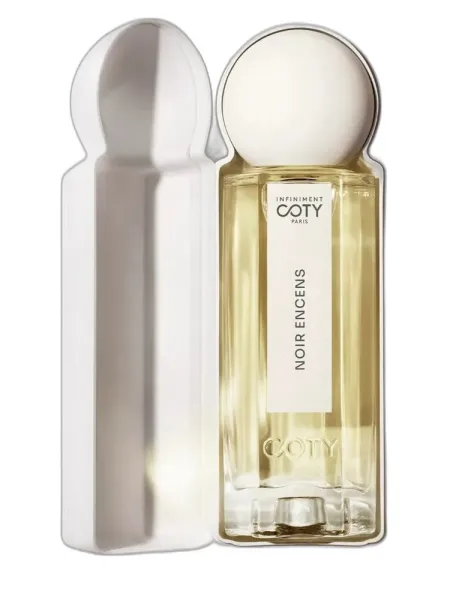 Frasco del perfume Infiniment Coty Paris Noir Encens unisex Eau de Parfum