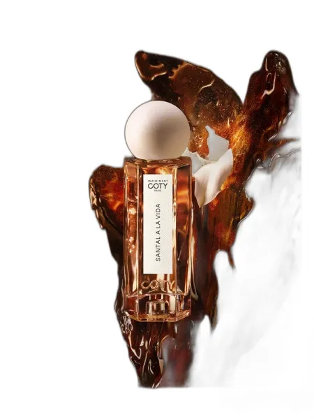 Frasco del perfume Infiniment Coty Paris Santal A La Vida unisex Eau de Parfum