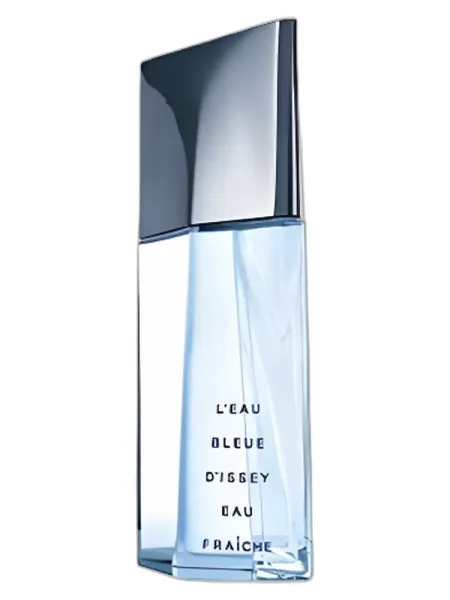 Frasco del perfume Issey Miyake L'Eau Bleue d'Issey Eau Fraiche