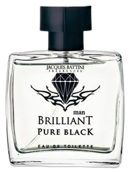 Frasco del perfume Jacques Battini Brilliant Pure Black