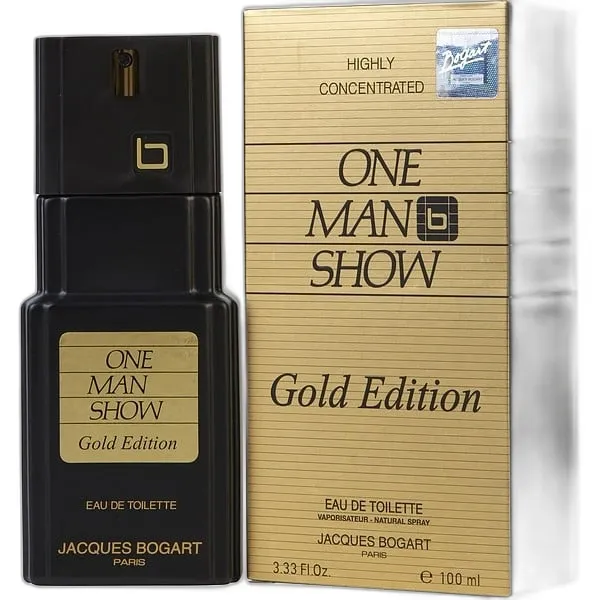 Frasco del perfume Jacques Bogart One Man Show Gold Eau de Toilette