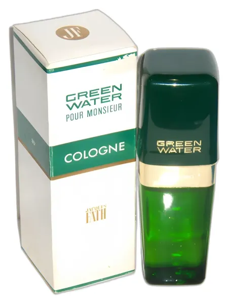 Frasco del perfume Jacques Fath Green Water Pour Monsieur Eau de Cologne