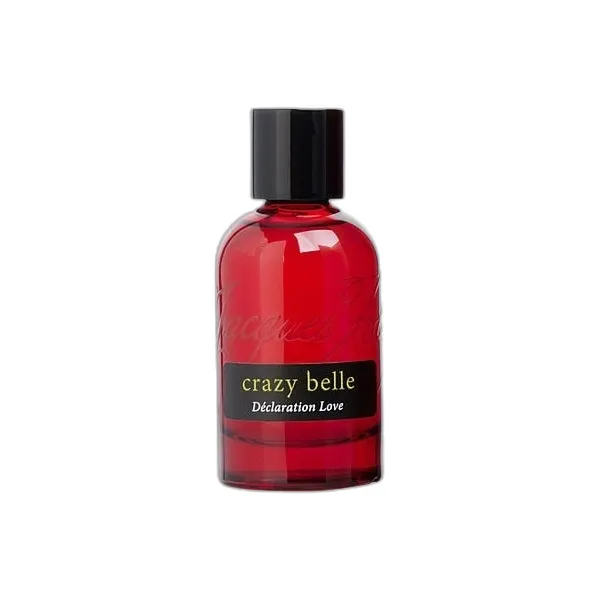 Frasco del perfume Jacques Zolty Crazy Belle Declaration Love Eau de Parfum