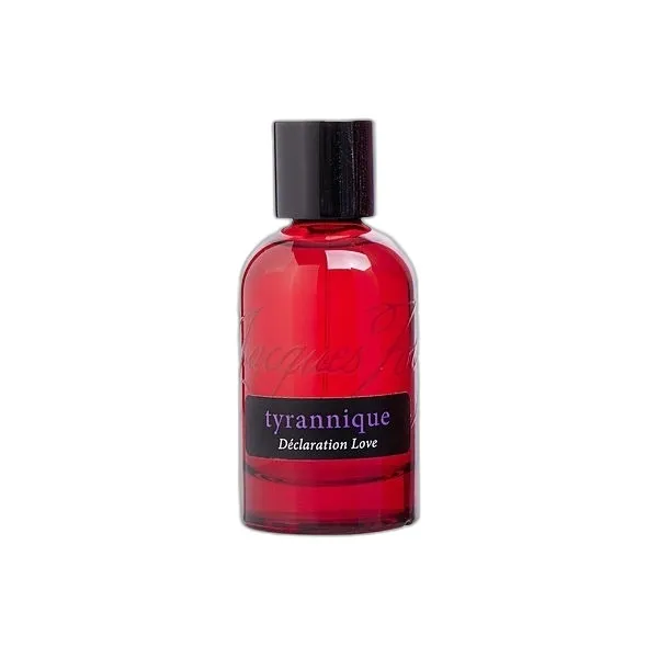 Frasco del perfume Jacques Zolty Tyrannique Declaration Love Eau de Parfum