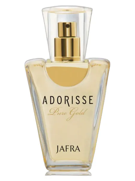 Frasco del perfume JAFRA Adorisse Pure Gold