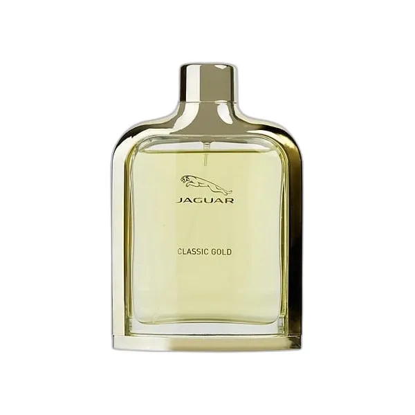 Frasco del perfume Jaguar Classic Gold Eau de Toilette