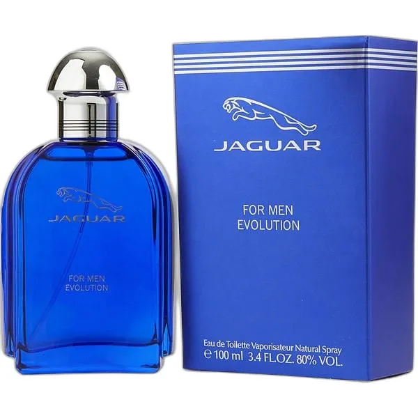 Frasco del perfume Jaguar Evolution Eau de Toilette