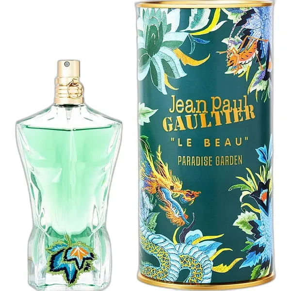 Frasco del perfume Jean Paul Gaultier Le Beau Paradise Garden Eau de Parfum