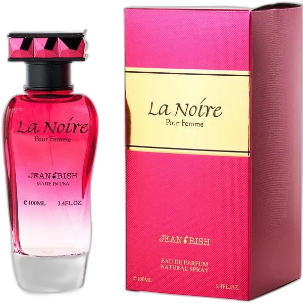 Frasco del perfume Jean Rish La Noire Eau de Parfum