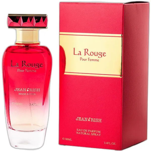 Frasco del perfume Jean Rish La Rouge Eau de Parfum