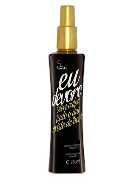 Frasco del perfume Jequiti Eu Devoro Chocolate
