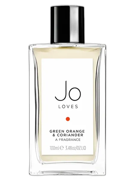 Frasco del perfume Jo Loves Green Orange & Coriander unisex