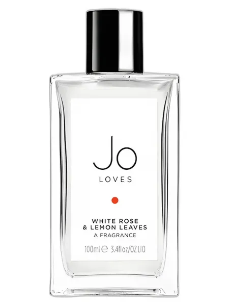 Frasco del perfume Jo Loves White Rose & Lemon Leaves