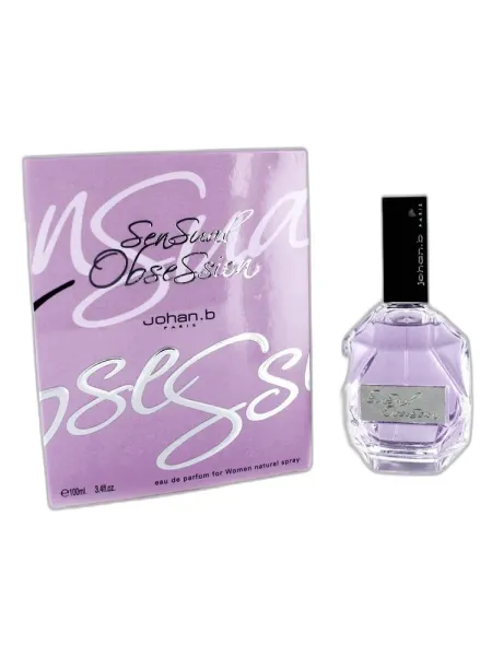 Frasco del perfume Johan B Sensual Obsession Eau de Parfum