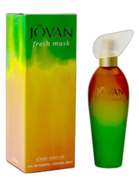 Jovan Fresh Musk perfume bottle