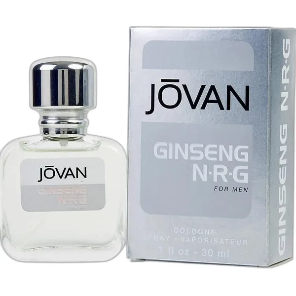 Frasco del perfume Jovan Ginseng N-R-G Eau de Cologne