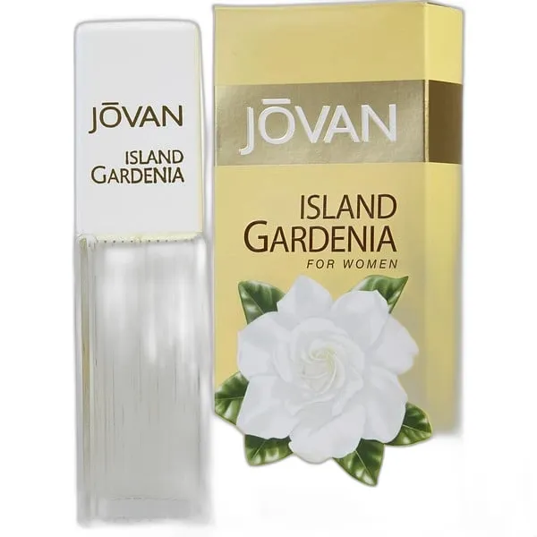 Frasco del perfume Jovan Island Gardenia Eau de Cologne