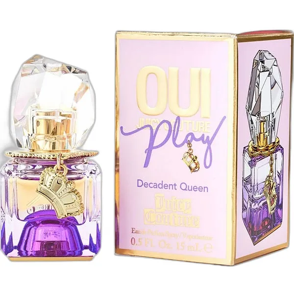 Frasco del perfume Juicy Couture Oui Play Decadent Queen Eau de Parfum