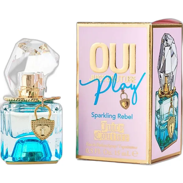 Frasco del perfume Juicy Couture Oui Play Sparkling Rebel Eau de Parfum