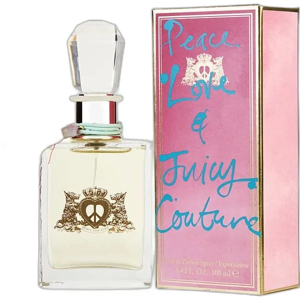 Frasco del perfume Juicy Couture Peace Love & Juicy Couture Eau de Parfum