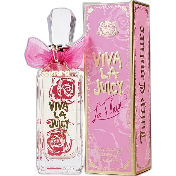 Frasco del perfume Juicy Couture Viva La Juicy La Fleur Eau de Toilette