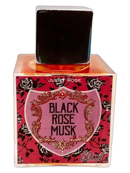 Frasco del perfume Juliet Rose Black Rose Musk unisex