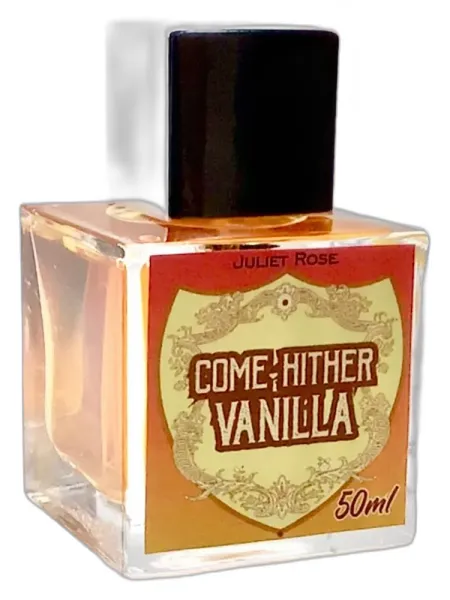 Frasco del perfume Juliet Rose Come Hither Vanilla unisex