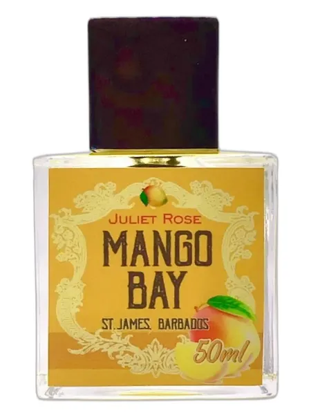 Frasco del perfume Juliet Rose Mango Bay St. James Barbados unisex