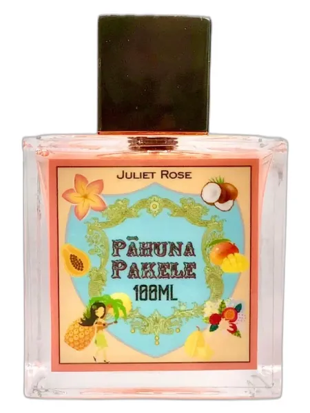 Frasco del perfume Juliet Rose Pahuna Pakele