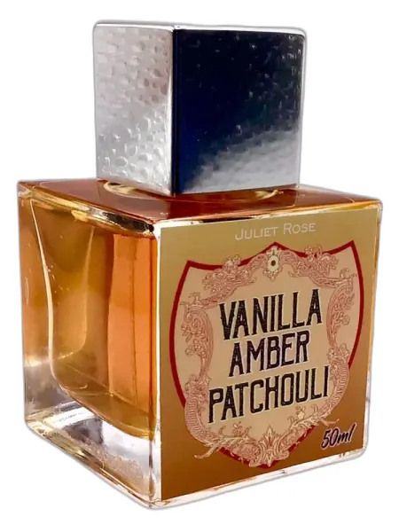 Frasco del perfume Juliet Rose Vanilla Amber Patchouli unisex