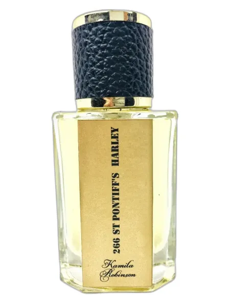 Frasco del perfume Kamila Robinson 266st Pontiff's Harley