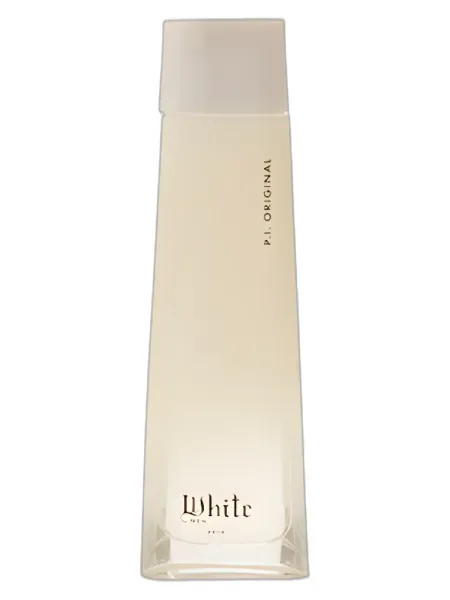 Frasco del perfume Karen Low Pure Instinct Original White