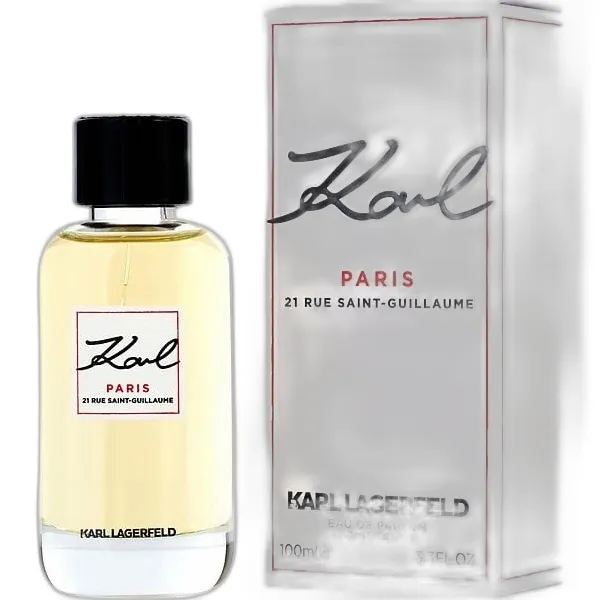 Frasco del perfume Karl Lagerfeld Paris 21 Rue Saint-Guillaume Eau de Parfum