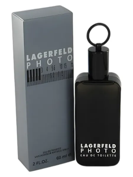 Frasco del perfume Karl Lagerfeld Photo Eau de Cologne
