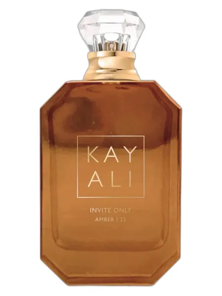 Frasco del perfume Kayali Fragrances Invite Only Amber | 23 unisex