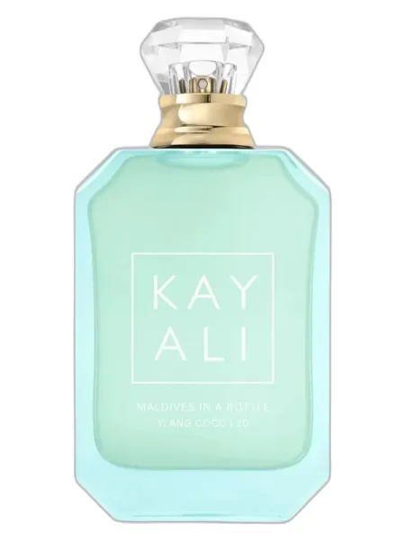 Frasco del perfume Kayali Fragrances Maldives in a Bottle Ylang Coco | 20 Eau de Parfum