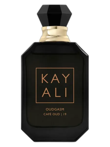 Frasco del perfume Kayali Fragrances Oudgasm Cafe Oud | 19 Eau de Parfum Intense unisex Eau de Parfum