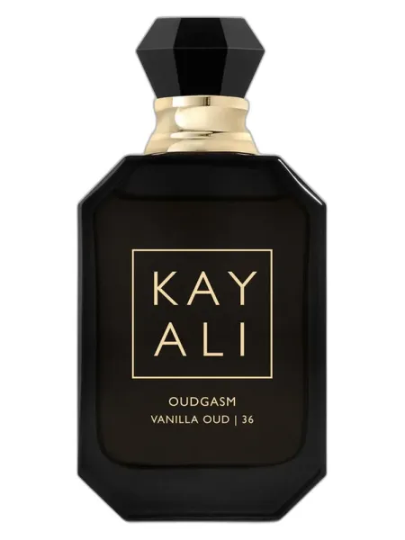 Frasco del perfume Kayali Fragrances Oudgasm Vanilla Oud | 36 Eau de Parfum Intense unisex Eau de Parfum