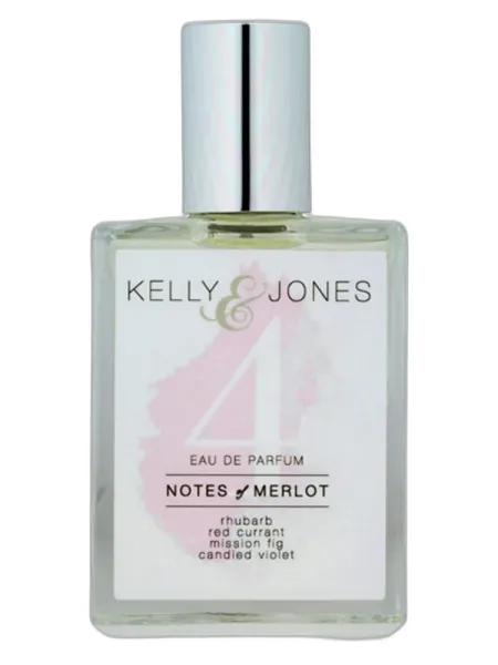 Frasco del perfume Kelly & Jones No. 4 Notes of Merlot