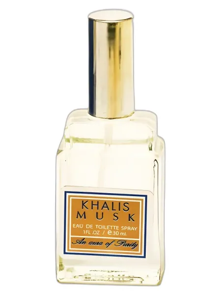 Frasco del perfume Khalis Musk An Aura of Purity unisex