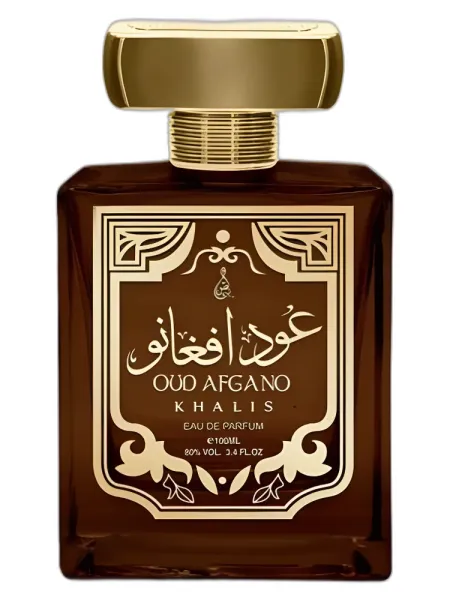 Frasco del perfume Khalis Oud Afgano unisex Eau de Parfum