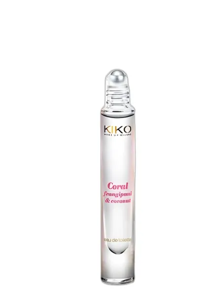 Frasco del perfume Kiko Milano Coral Frangipani & Coconut